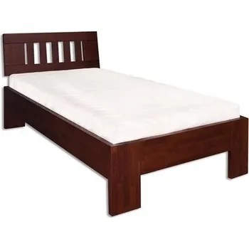 Postel Drewmax Dřevěná postel 90x200 buk LK183 (Barva dřeva: Buk bělený)