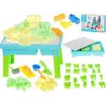 Dárkový set - písek, stolek a formičky do písku 31 ks