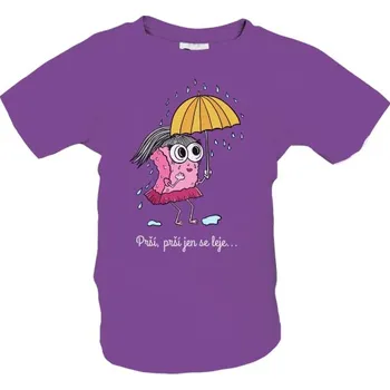 Dámské tričko Tričko s potiskem Prší, prší jen se leje dámské