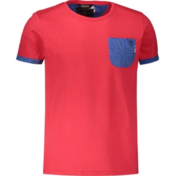 Pánské tričko Pánské triko KIXMI LARKIN ČERVENÁ XL