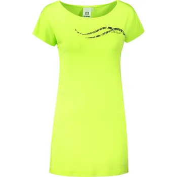 Dámské tričko Dámské prodloužené triko ALTISPORT CARRYOVER ALW001123 LIMETKOVÁ S