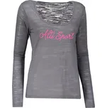 Dámské triko ALTISPORT CLEA LTSP606 ŠEDÁ/RŮŽOVÁ XXXL