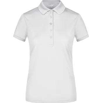 Dámské tričko Dámské triko s límečkem funkční premium JAMES NICHOLSON JN574 WHITE XXL