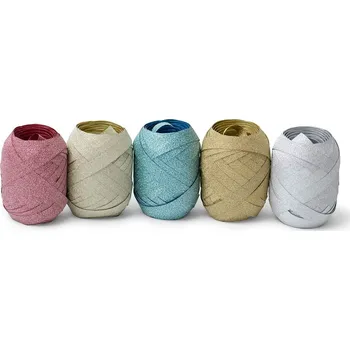 Stuha ARGUS vánoce 2025 Stuha vajíčko třpytky 1cm/20m