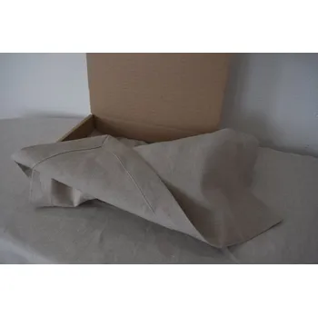 prostírání Lněný látkový ubrousek - přírodní, 40x40 cm | E-len Balení: 1 ks