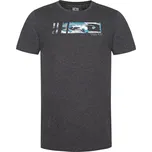 Pánské triko LOAP BENO CLM2082 ČERNÝ MELÍR M