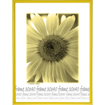 Rám na obraz Tradag Rám žlutý s plastem 30x40