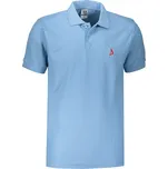 Pánské premium triko s límečkem ALTISPORT ALM002203 NEBESKY MODRÁ S