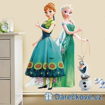 Samolepící dekorace Samolepka Elza a Anna na zeď, vel. 60x58 cm