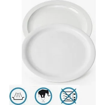 Talíř PGX 9362 270 Melaminový mělký talíř s úzkým okrajem 27 cm