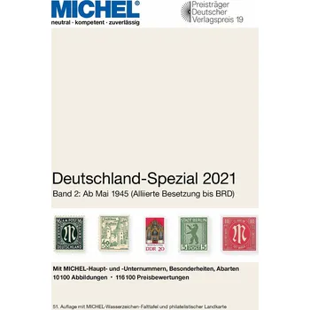 Poštovní známka Michel 2021 - Německo speciál po r. 1945 (díl. 2)