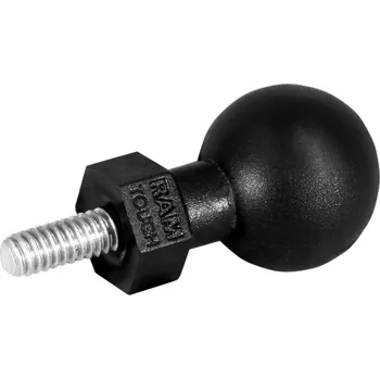 RAM MOUNTS RAPB379U-252025 MOUNT BALL BASE MALE THREAT (ALUMINUM RUBBER BLACK NATURAL)