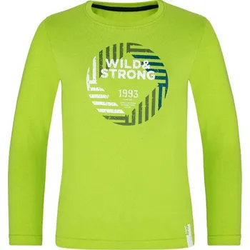 Chlapecké tričko Chlapecké triko LOAP BIX ZELENÁ 112-116