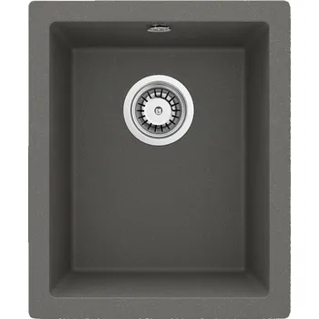 Nerezový dřez Dřez pod desku Deante CORDA ZQA T10B U tmavě šedá
