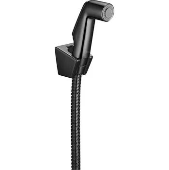 Sprchový set Be Fresh - bidetovací sada, bez baterie, černá lesklá A5B9130CN0