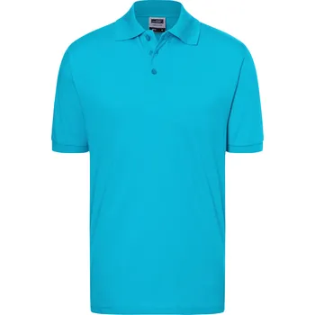 Pánské tričko Pánské triko s límečkem premium JAMES NICHOLSON JN070 TURQUOISE S