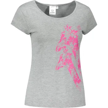 Dámské tričko Dámské triko ALTISPORT ALW034122 TMAVĚ ŠEDÝ MELÍR XS