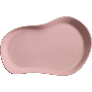 Talíř Sada 2 světle růžových talířů Kütahya Porselen Lux, 28 x 19 cm ID_1405393