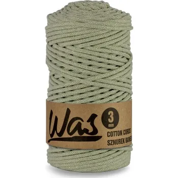 Nit Bavlněná šňůra 3mm, 100m, OLIVÁ