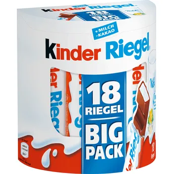 Čokoládová tyčinka Kinder Riegel 378 g