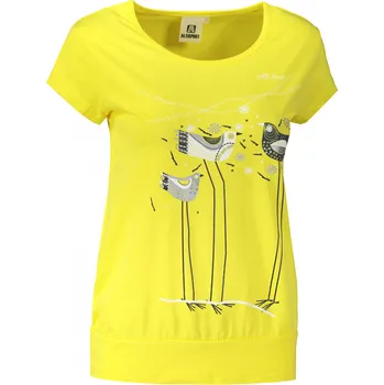 Dámské tričko Dámské triko ALTISPORT CARRYOVER ALW043120 CITRÓNOVÁ XS