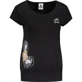 Dámské triko ALTISPORT ALW106120 ČERNOZLATÁ XS