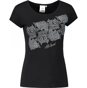 Dámské tričko Dámské triko ALTISPORT ALW005122 ČERNÁ XS