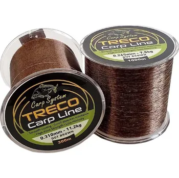 Carp System Treco Dot Brown 300m Průměr vlasce/šňůry: 0,26mm Získejte slevu -5% za registraci v e-shopu