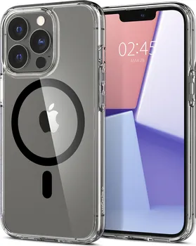 Pouzdro na mobilní telefon Spigen Crystal Hybrid Mag pro iPhone 13 Pro černé