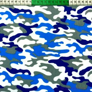 Bavlněná látka Moro Modré