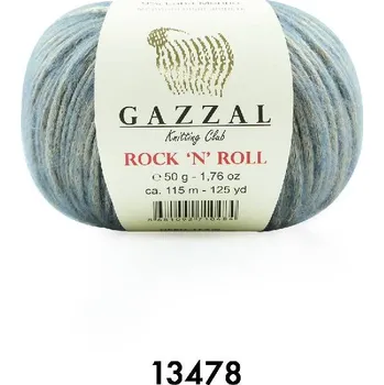 Příze Příze Gazzal Rock 'N' Roll 13478