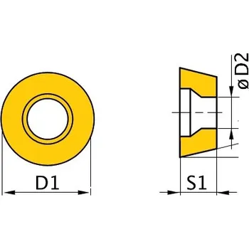 Soustruh Břitové destičky R, 5 ks