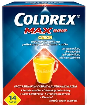 Lék na bolest, zánět a horečku Coldrex MaxGrip Citron