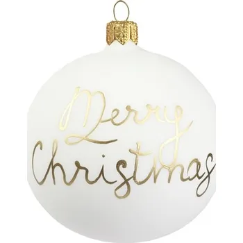 Koule s textem Merry Christmas