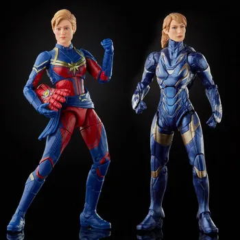 Figurka Avengers Endgame - sběratelské figurky 2021 Captain Marvel a Rescue Armor (Marvel Legends Series) 15 cm