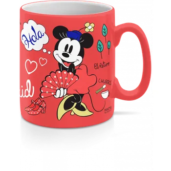 Keramický hrnek, Micky Mouse, Disney, červený 320 ml