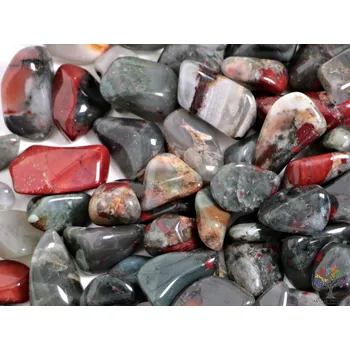 Drahý kámen Magieprirody.cz Tromlovaný kámen Heliotrop M velikost 20 - 40 mm - Afrika #59 Množství: 1ks