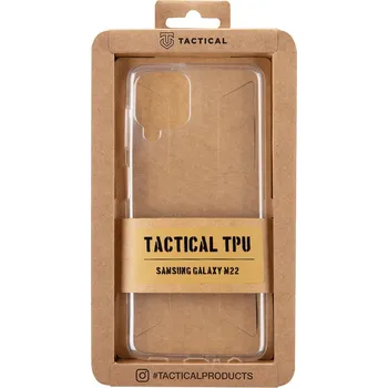 Tactical TPU Kryt pro Samsung Galaxy M22 Transparentní