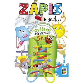 Zápis je tu, barevná pracovní učebnice pro předškoláky (P-50) -