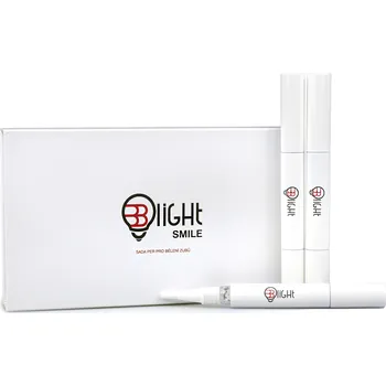Přípravek na bělení zubů BrainLight Smile - náhradní náplň pro bělící sadu (3 ks) Tři náhradní pera pro bělící sadu BrainLight Smile