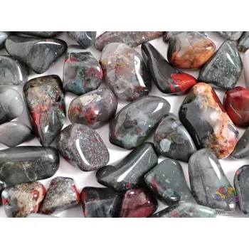 Drahý kámen Magieprirody.cz Tromlovaný kámen Heliotrop L velikost 30 - 45 mm - Afrika #60 Množství: 1ks