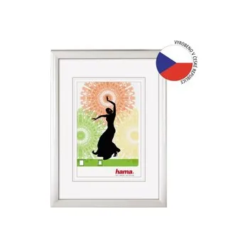 Rám na obraz Hama rámeček plastový MADRID, bílá, 15x20 cm