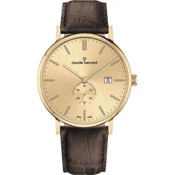 Módní doplněk Pánské hodinky Slim Line Claude Bernard 6500437JDID02