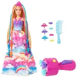 Barbie princezna s barevnými vlasy 32 cm