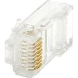 Konektor UTP RJ45 (8p8c), Cat6, 50µm, licna - 100 ks