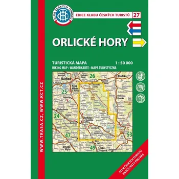 Mapy 27 Orlické hory, 8. vydání, 2017 - turistická mapa