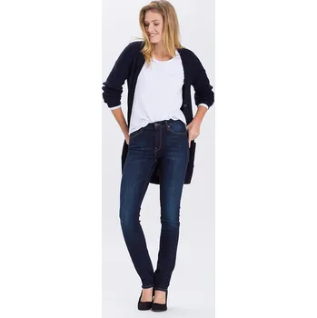Dámské džíny Dámské jeans CROSS JEANS Anya Dark Blue P489-077 Velikost: W27 / L34