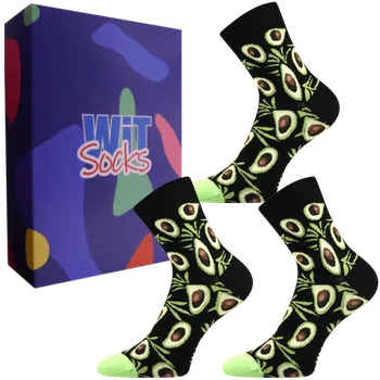 Pánské ponožky Dárkový set - Avokádo - velikost 43-46 (Velikost 43-46)