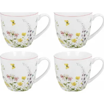 DUO Gifts DG - Porcelánová sada hrníčků ALICE - 4*460 ml