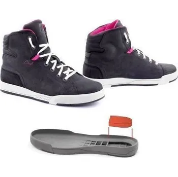 Těžké boty FORMA SWIFT DRY LADY černo/bílé urban moto boty 41